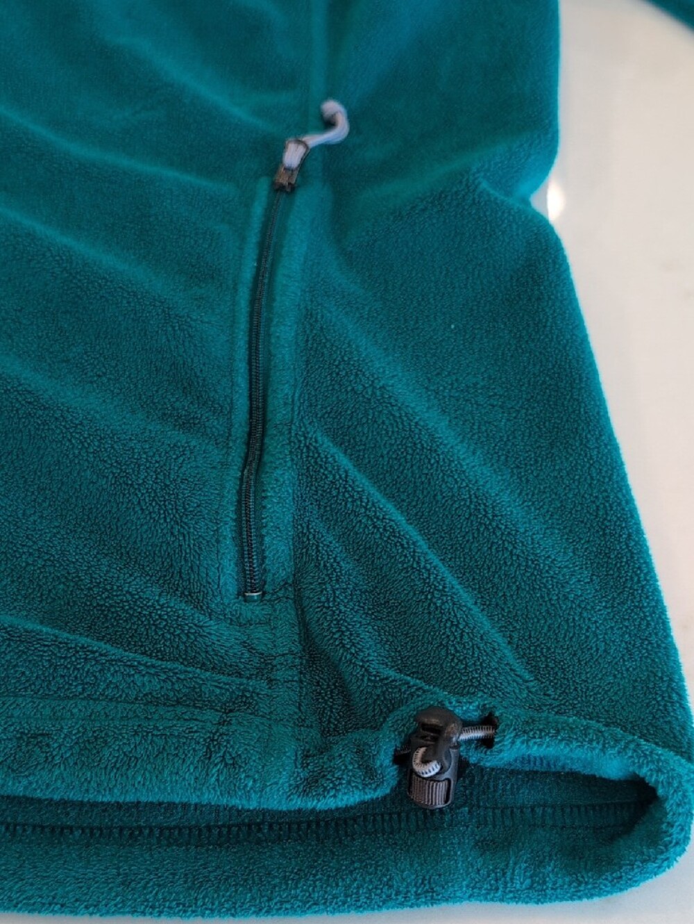 Mountain Hardwear Turquoise /Teal Full-Zip Hooded Fleece Jacket - Picture 12 of 13